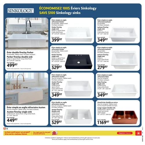 Circulaire Home Hardware - Solde ultime salle de bain - Page 6