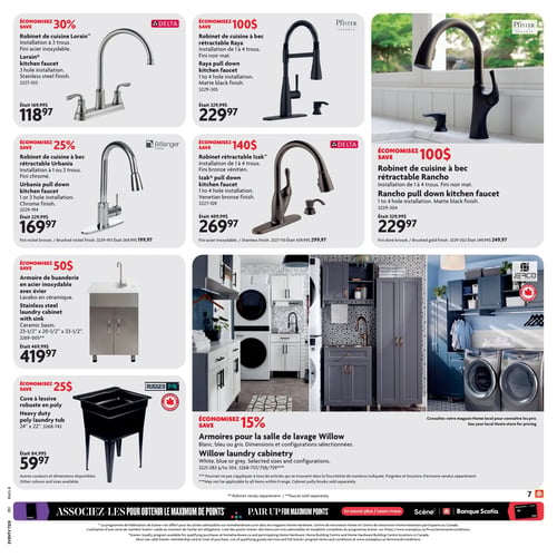 Circulaire Home Hardware - Solde ultime salle de bain - Page 7
