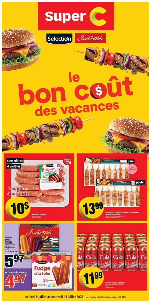 Circulaire Super C - Le Bon Coût des Vacances - Page 1