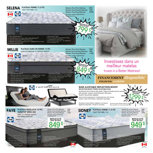 Circulaire Meubles Mont-Laurier - Matelas - Page 2