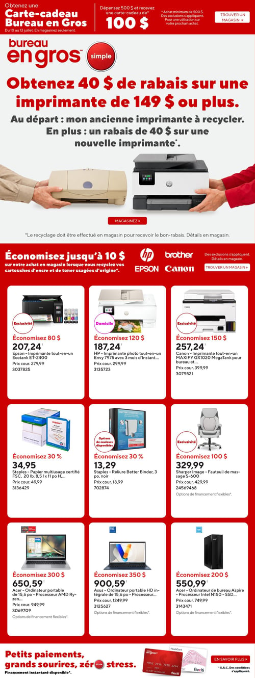 Circulaire Bureau en Gros - Page 1
