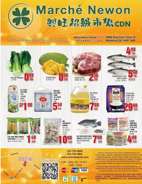 Circulaire Marché Newon Jean Talon - Page 1
