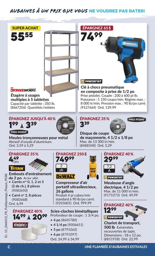 Circulaire Princess Auto - Page 5