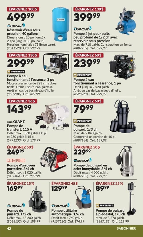 Circulaire Princess Auto - Page 49