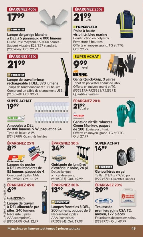 Circulaire Princess Auto - Page 56