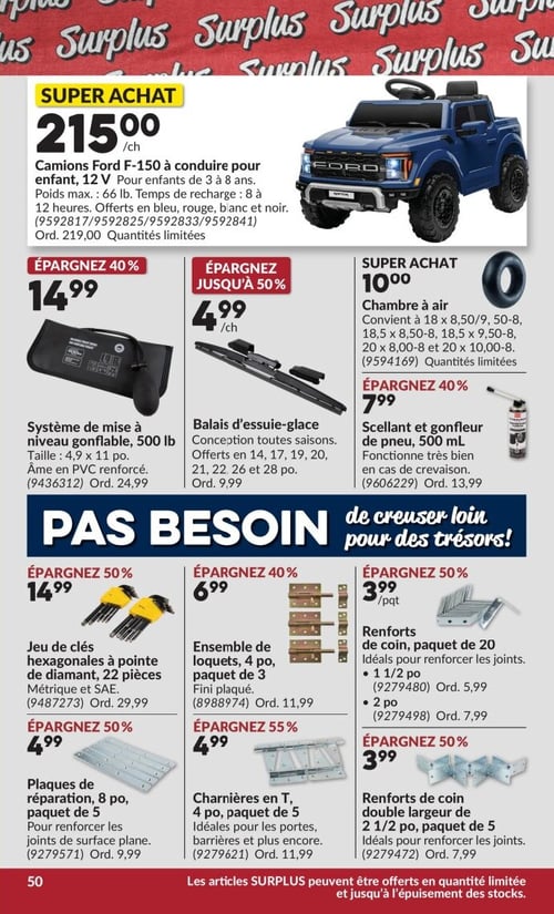 Circulaire Princess Auto - Page 57