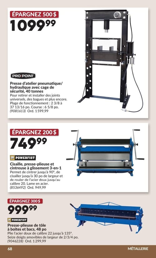 Circulaire Princess Auto - Page 75