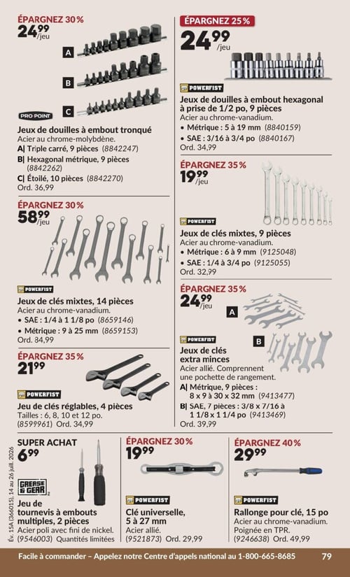 Circulaire Princess Auto - Page 87