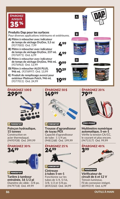 Circulaire Princess Auto - Page 94