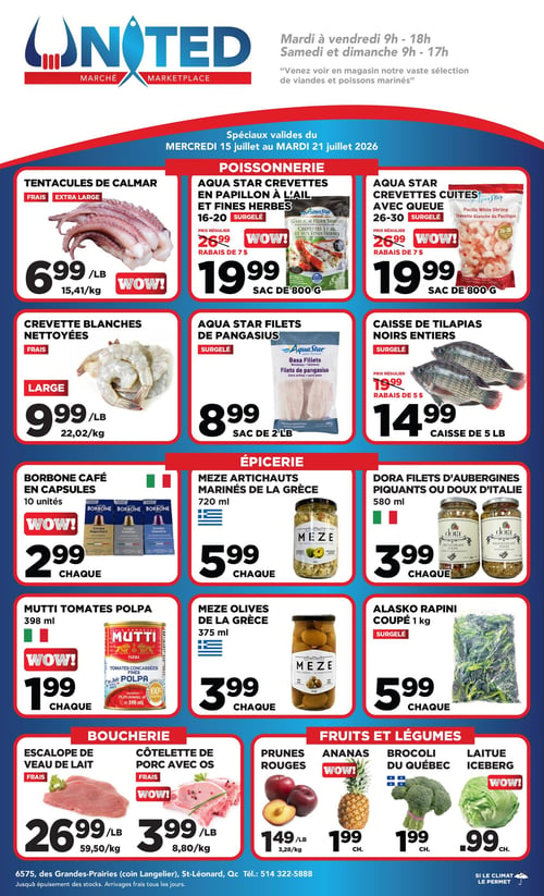 Circulaire United Supermarché - Page 1