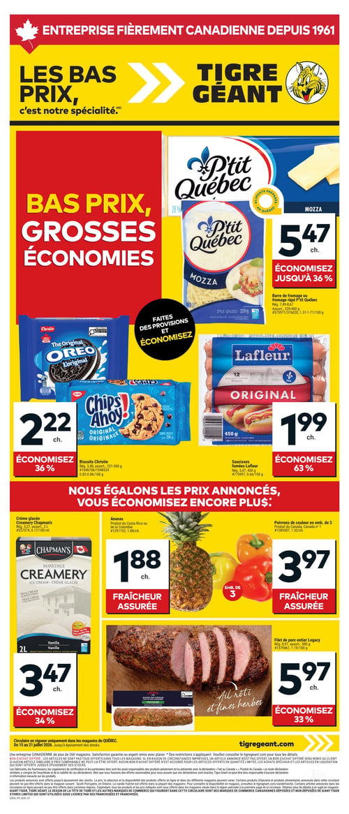 Circulaire Tigre Géant - Page 1