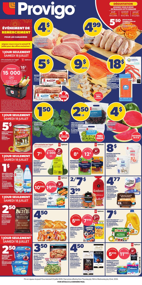 Circulaire Provigo - Page 1