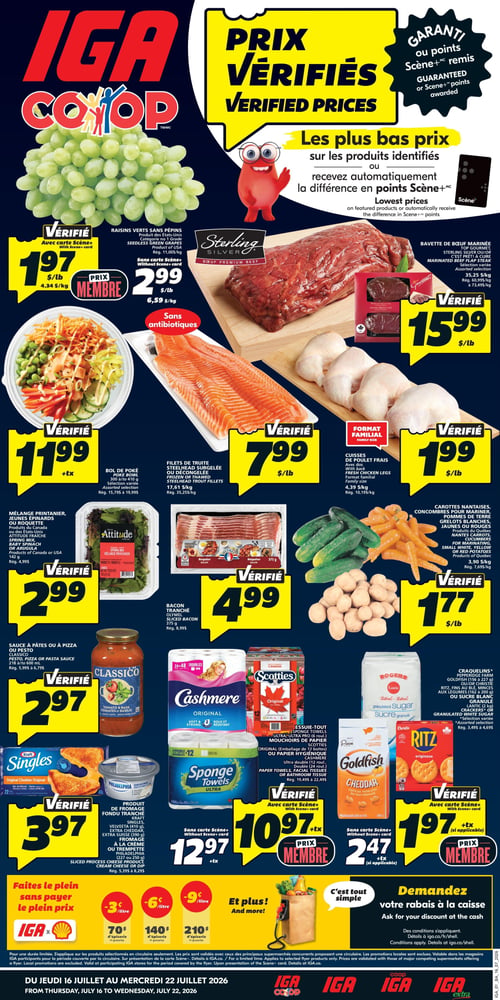 Circulaire IGA Coop Nouveau Brunswick - Page 1