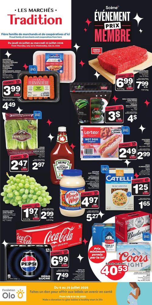 Circulaire Les Marchés Tradition - Page 1