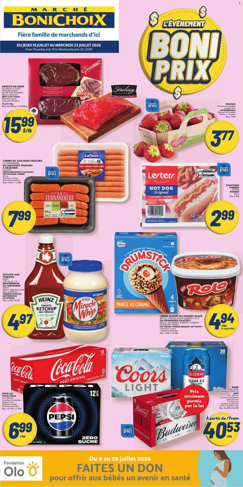 Circulaire Marché Bonichoix - Page 1