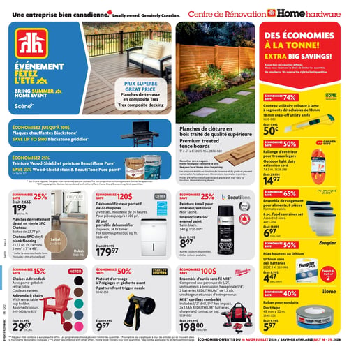 Circulaire Home Hardware - Page 1