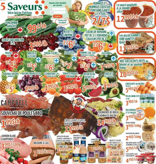 Circulaire Marché Le 5 Saveurs - Page 1