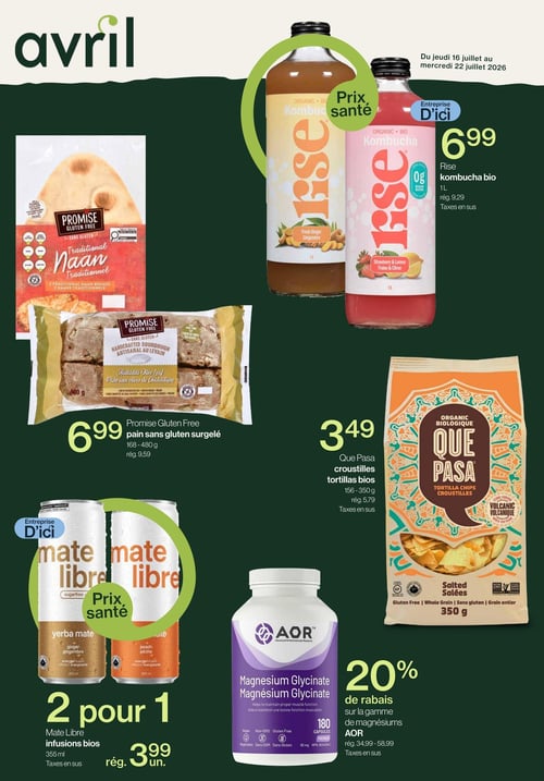 Circulaire Avril - Supermarché Santé - Page 1