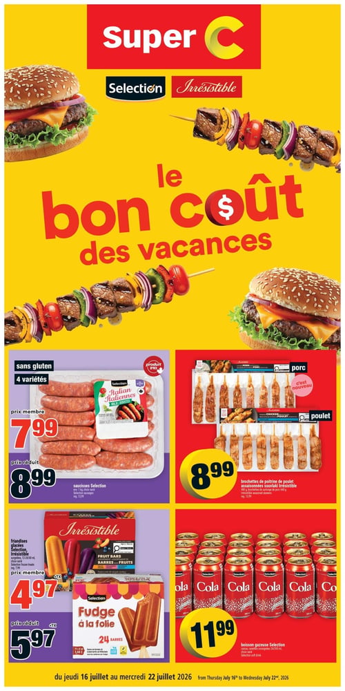 Circulaire Super C - Le Bon Coût des Vacances - Page 1