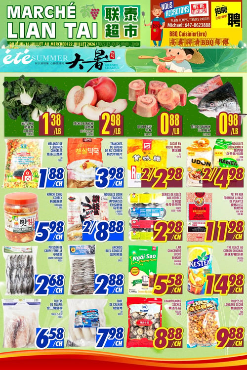 Circulaire Marché LianTai - Page 1