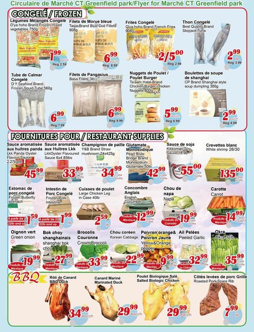 Circulaire Marché C & T - Greenfield Park - Page 1