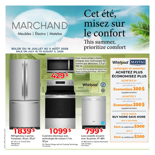 Circulaire Meubles Marchand - Électroménagers - Page 1