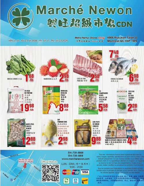 Circulaire Marché Newon Jean Talon - Page 1