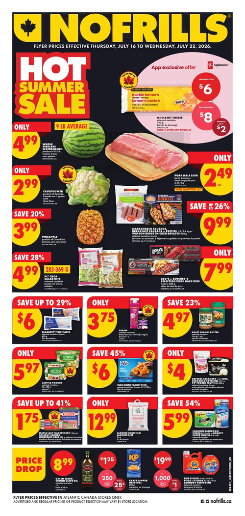 Circulaire No Frills - Atlantique - Page 1