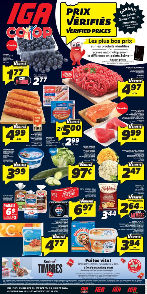 IGA Nouveau-Brunswick - Circulaire Hebdomadaire - Page 1