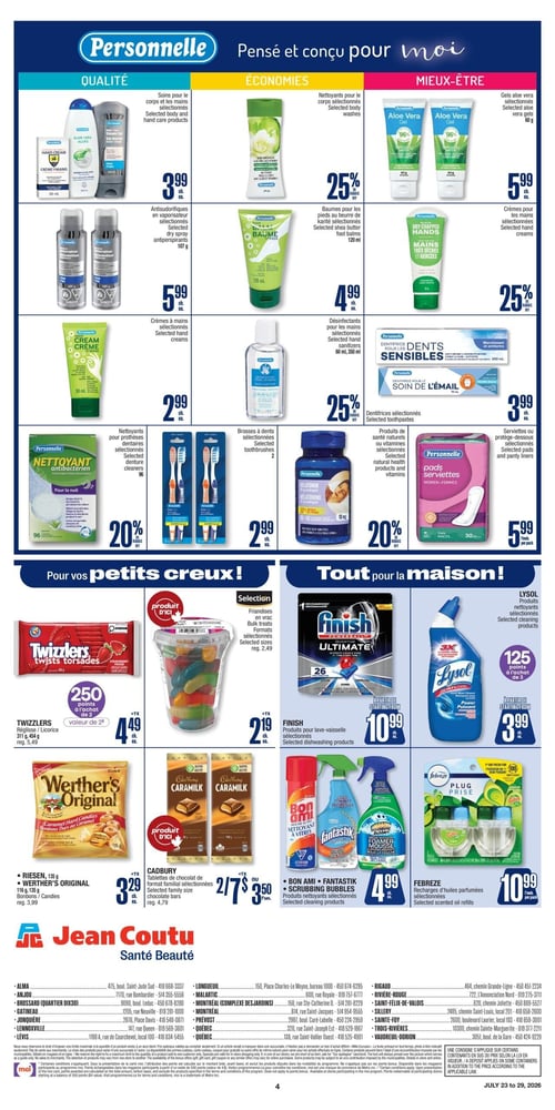 Circulaire Jean Coutu - Santé Beauté - Page 4