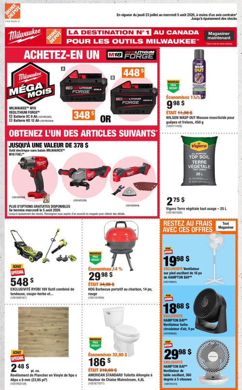 Circulaire Home Depot - Page 1