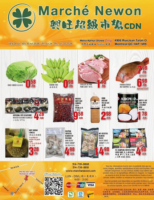 Circulaire Marché Newon Jean Talon - Page 1