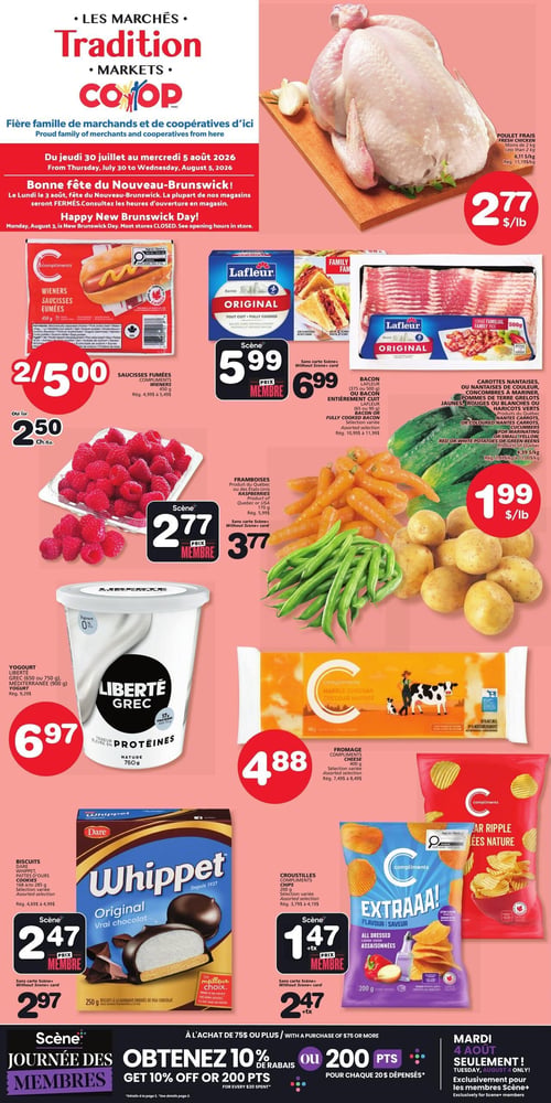 Circulaire Les Marchés Tradition - Nouveau-Brunswick - Page 1