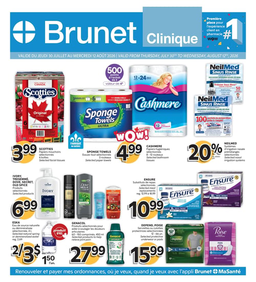 Circulaire Brunet - Clinique - Page 1