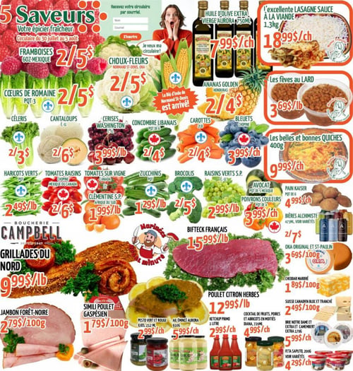 Circulaire Marché Le 5 Saveurs - Page 1
