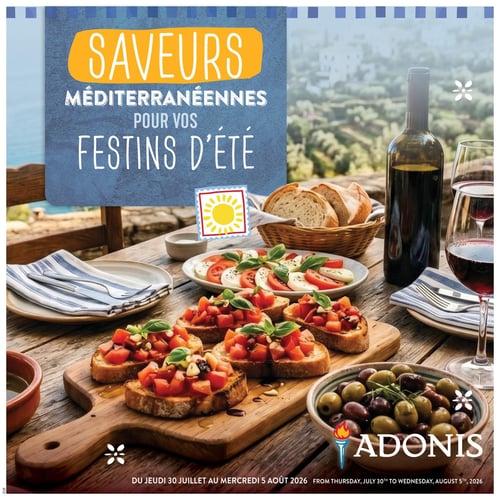 Circulaire Adonis - Saveurs de la Méditerranée - Page 1