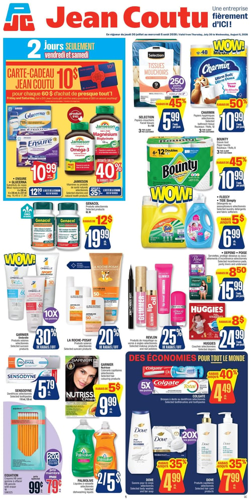 Circulaire Jean Coutu - Page 1
