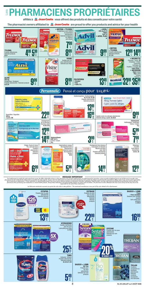 Circulaire Jean Coutu - Santé Beauté - Page 3