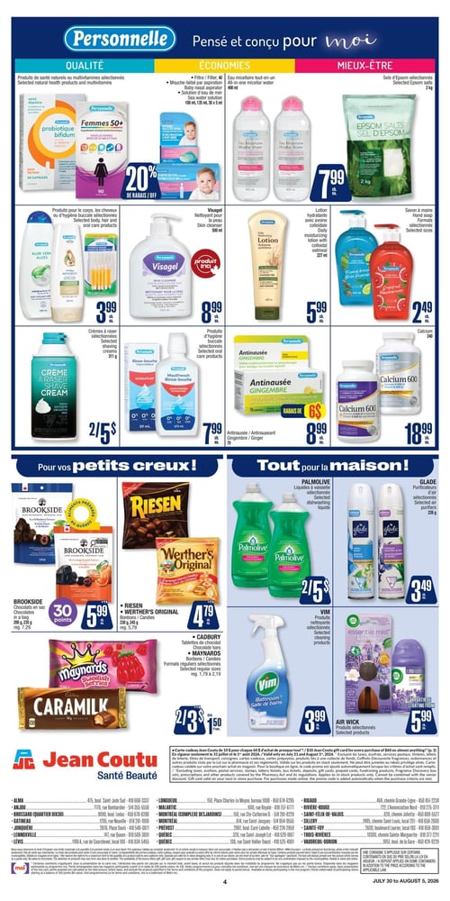 Circulaire Jean Coutu - Santé Beauté - Page 4