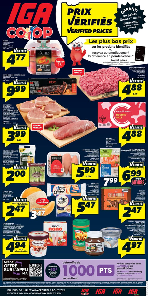 Circulaire IGA Coop Nouveau-Brunswick - Page 1