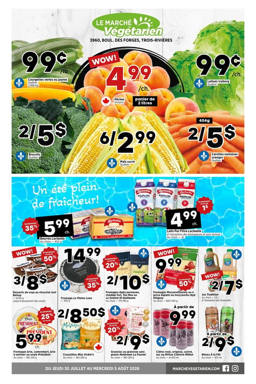 Circulaire Marché Végétarien - Page 1