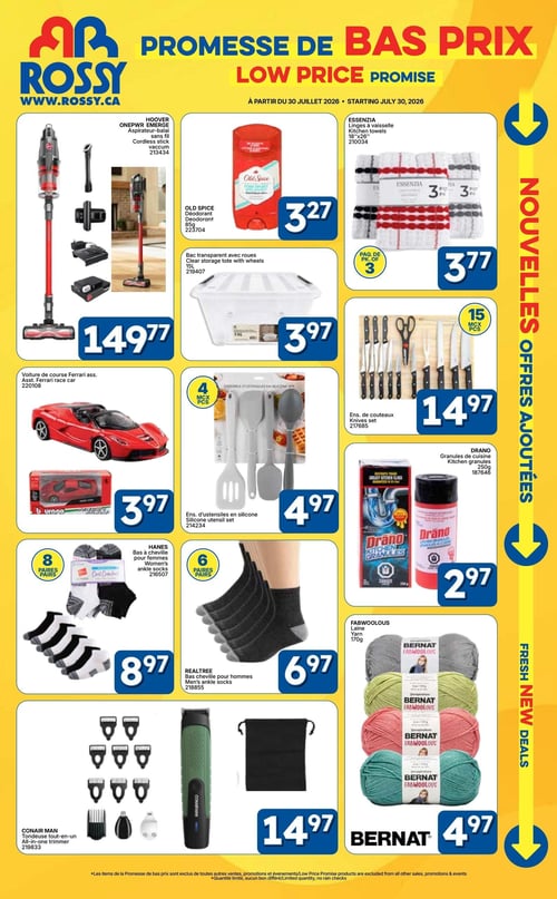 Circulaire Rossy - Promesse de bas Prix - Page 1