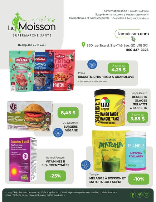 Circulaire La Moisson Supermarché Santé - Page 1