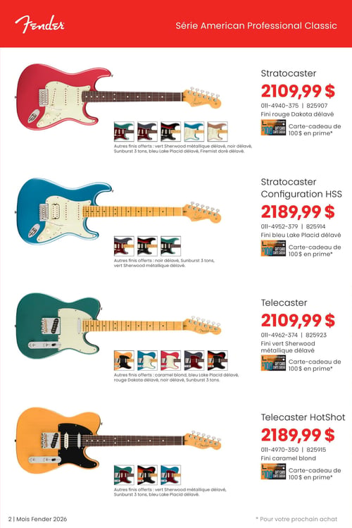 Circulaire Long & McQuade Instruments de Musique - Page 2