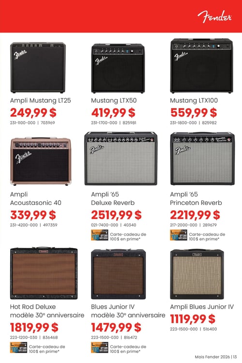 Circulaire Long & McQuade Instruments de Musique - Page 13