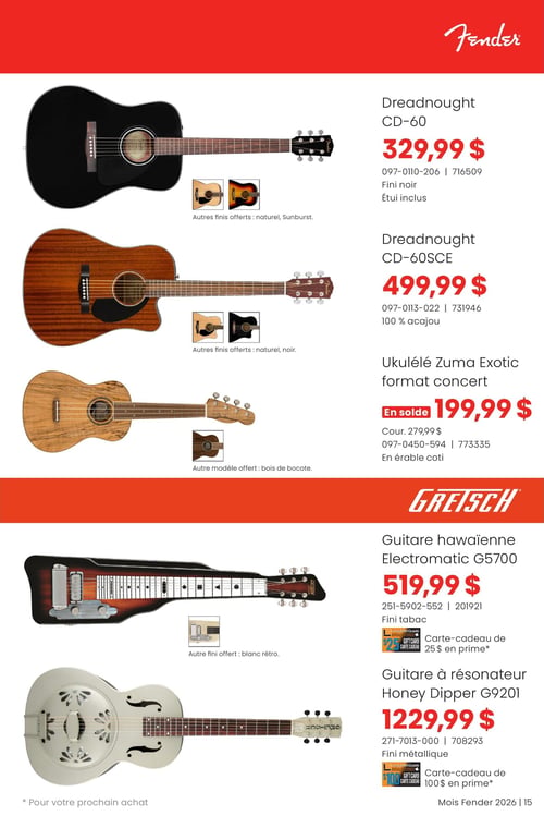 Circulaire Long & McQuade Instruments de Musique - Page 15