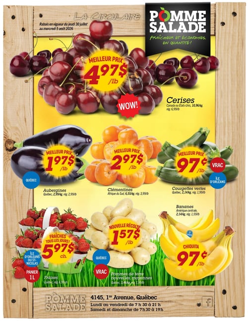 Circulaire Pomme Salade - Page 1