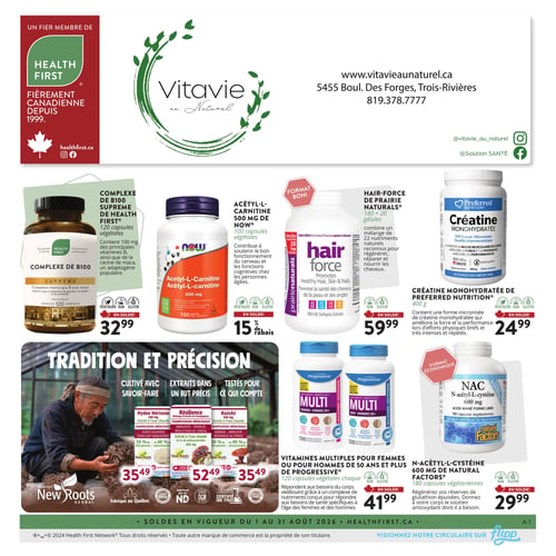 Circulaire Vitavie au Naturel - Page 1