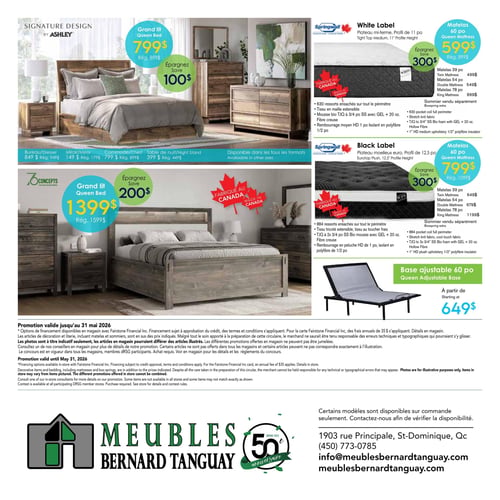 Circulaire Meubles Bernard Tanguay - Page 4