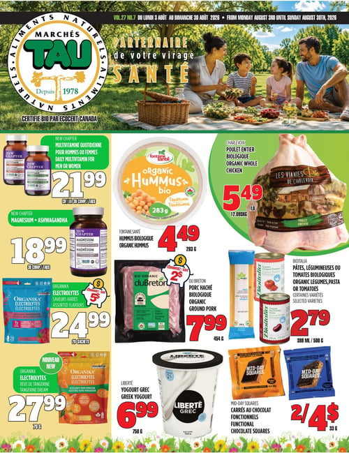 Circulaire TAU Marché d'alimentation Naturelle - Page 1
